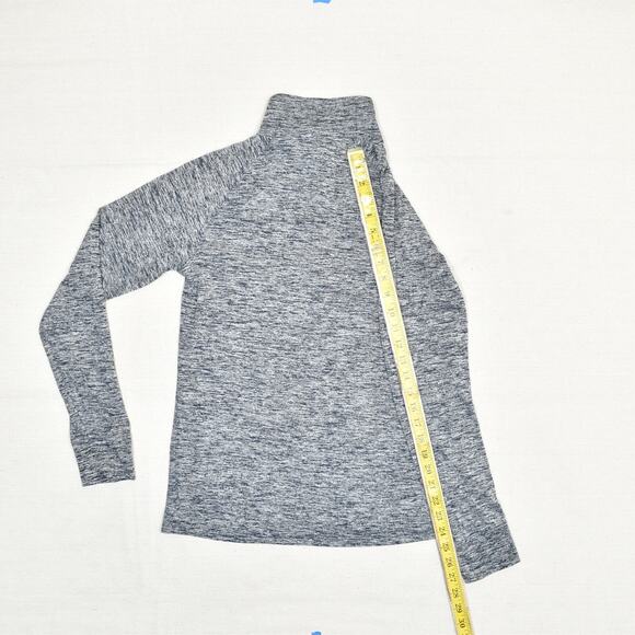 Under Armour Women's 1/4 Zip Pullover Sweatshirt Polyester Gray S Loose Heatgear - Picture 6 of 8